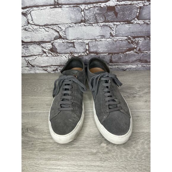 Goodman Brand Edge Charcoal Suede Casual Lace Low Top Sneakers Men Sz 42EU/9M US - Picture 13 of 16